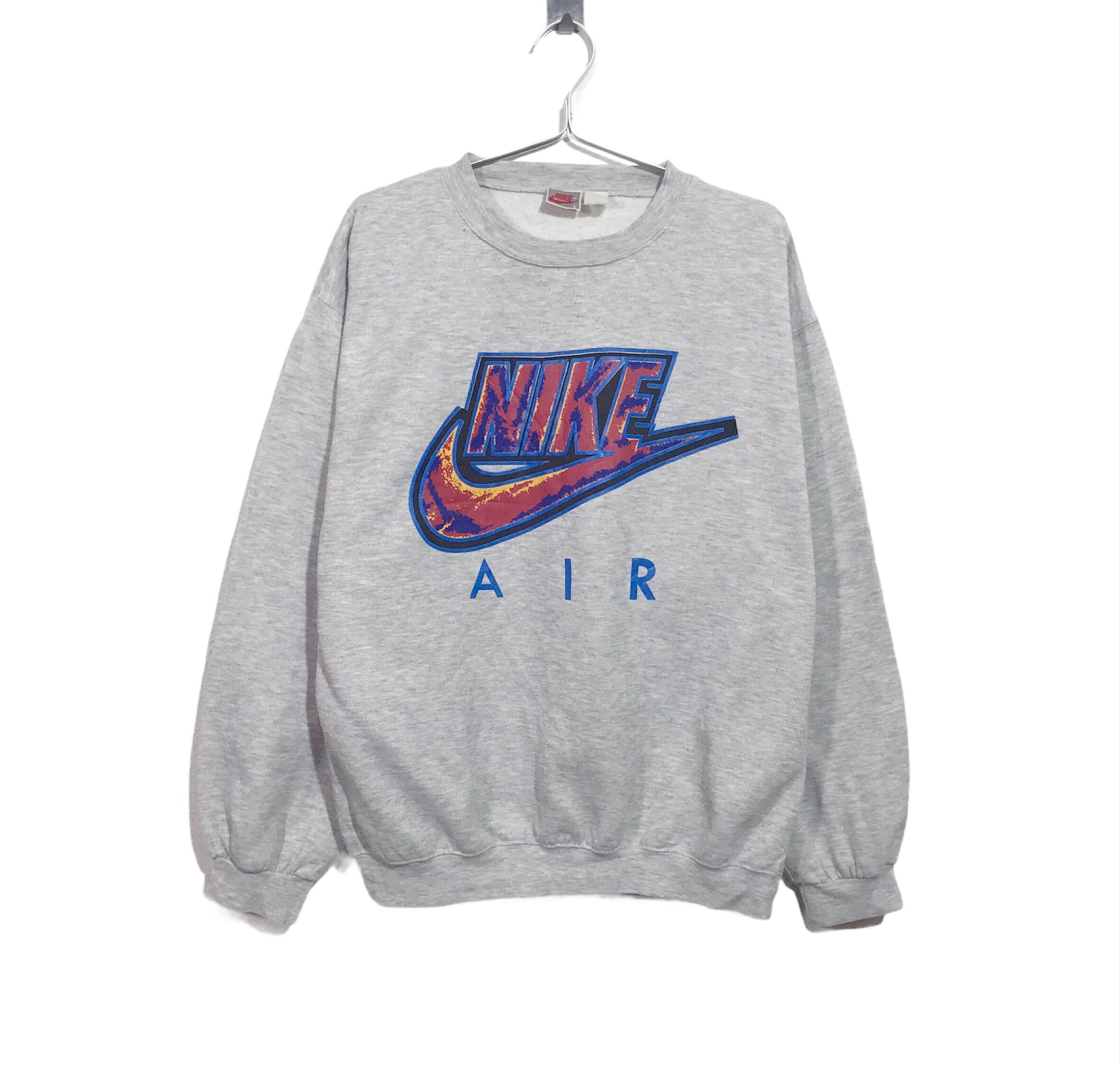 Vintage Nike Air Printed Logo Streetwear Crewneck Sweatshirt - Etsy UK