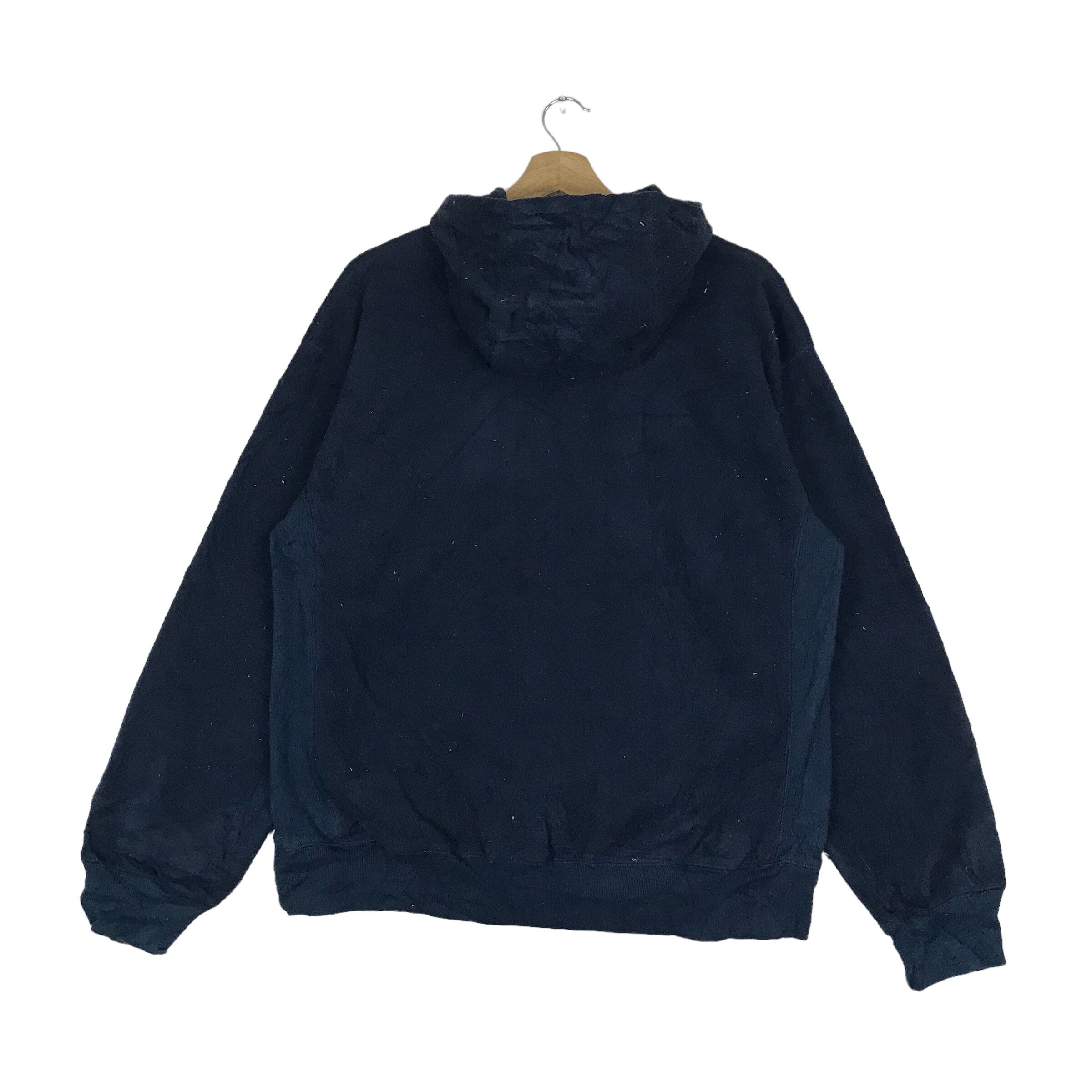 Vintage 90s 00s Grey Spell Out Appliqué Gap Hoodie L main image 1