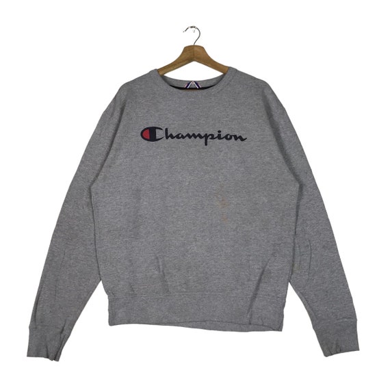 Vintage Champion Authentic Athleticwear Spell Out Pullover Jumper