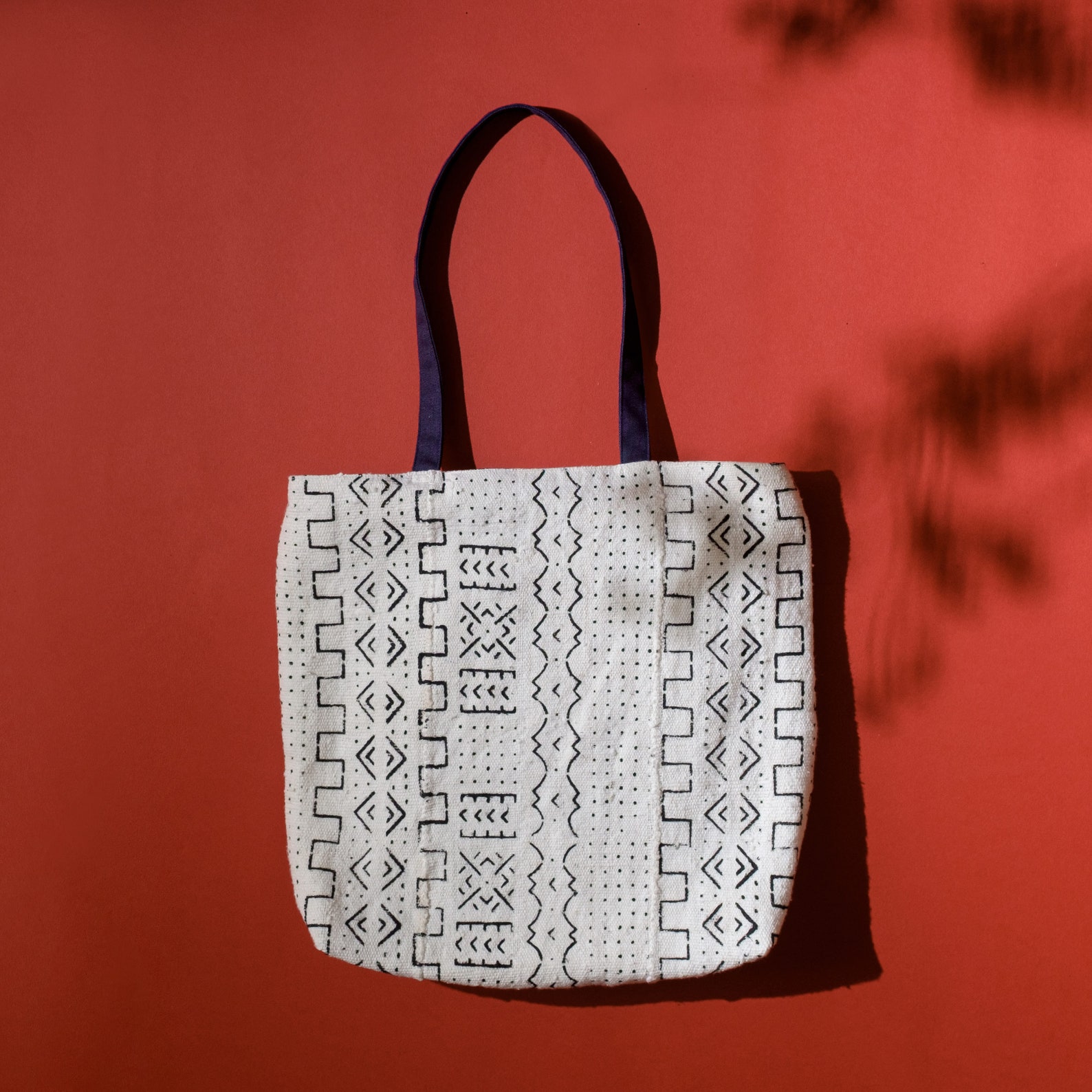 Mud Cloth Tote Bag African Fabric TotePurseFabric Etsy