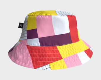Pluvo Bucket Hat Fashion 90S. Clothing Print. Gifts for Women. Gifts for Men. Unisex Bicycle Jacket Poncho
