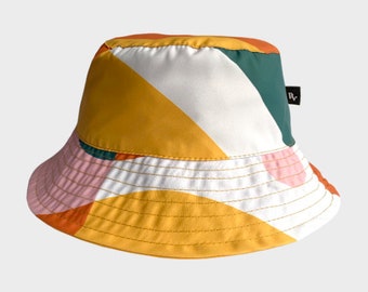 Pluvo Bucket Hat Fashion Horizon. Clothing Print. Gifts for Women. Gifts for Men. Unisex Bicycle Jacket Poncho