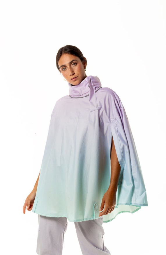 Poncho antipioggia, Impermeabile, Giacca impermeabile, Poncho Unisex,  Mantello bicicletta, Mantello pioggia, Stampa abbigliamento moda, Alba,  Pluvo. -  Italia