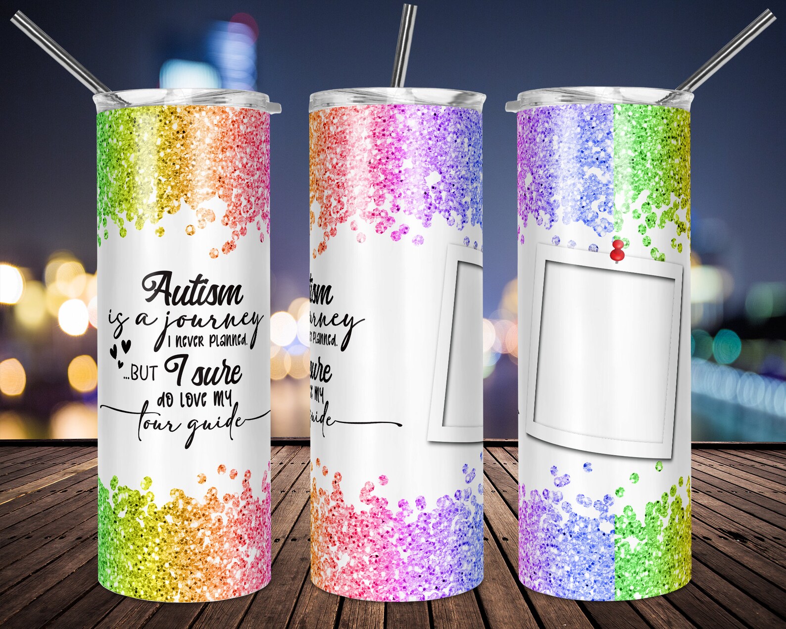 Autism Tumbler Personalized Tumbler Autism Awareness Etsy