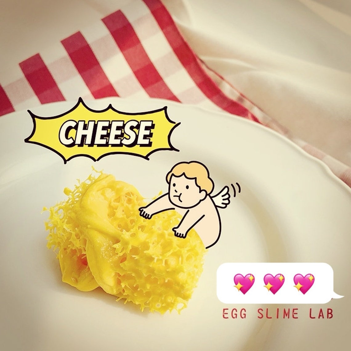 COOLEST CHEESE SLIME Etsy