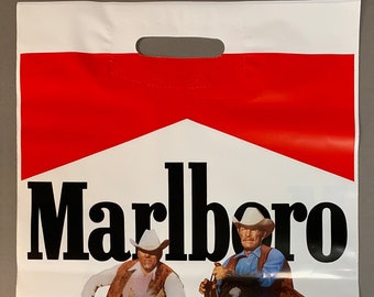 5 piezas!! Bolsa de plástico Marlboro de 1991 en perfecto estado.