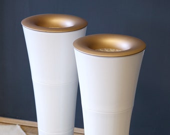 IKEA Fackla Stehlampe, Uplighter aus den 1980er Jahren Vintage Postmodern
