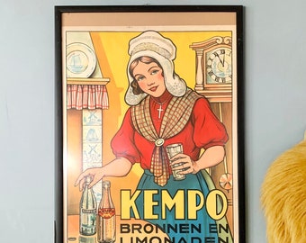 Ernest Roose, Hasselt ( 1887-1965 ) - Large antique, Original lithography publicity / advertising poster
