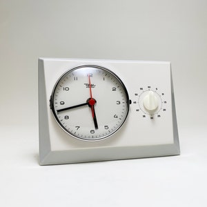 Vintage Diehl kitchen ceramics timer Wall Clock , 1980s
