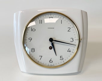 Vintage  Kienzle ceramic wall clock, 1950s