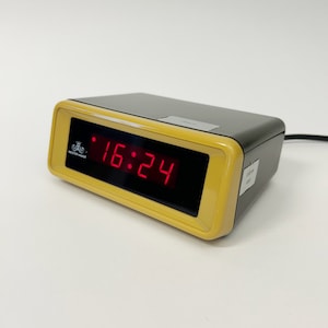 Vintage Master Anker alarm clock LED from the 1970s Space Age Made in Germany