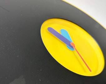 ヴィンテージ イケア プラドラ クロック イエロー プラスチック 壁掛け