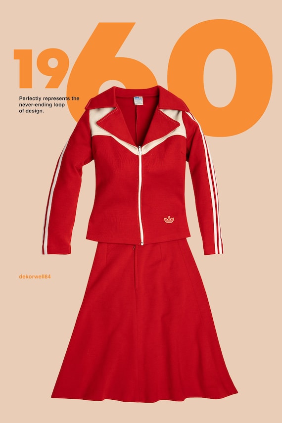 Vintage ADIDAS Tennis Track Suit, 1960-70s , Original, Made Vintage ADIDAS Tennis Track Suit, 1960-70s , Original, Made