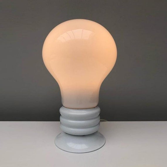 Vintage Bulb Table Lamp From the 70s Beautiful Home Decoration and