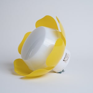 Sijaj-Hrastnik vintage flower lamp lamp, Yugoslavia