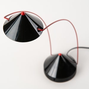 Vintage Italian, Postmodern, Memphis Table Lamp , Ingo Maurer style, 1980s