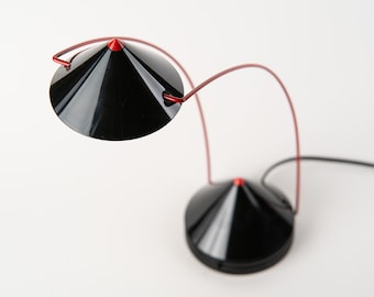 Vintage Italienische, Postmoderne, Memphis Tischlampe, Ingo Maurer Stil, 1980er Jahre