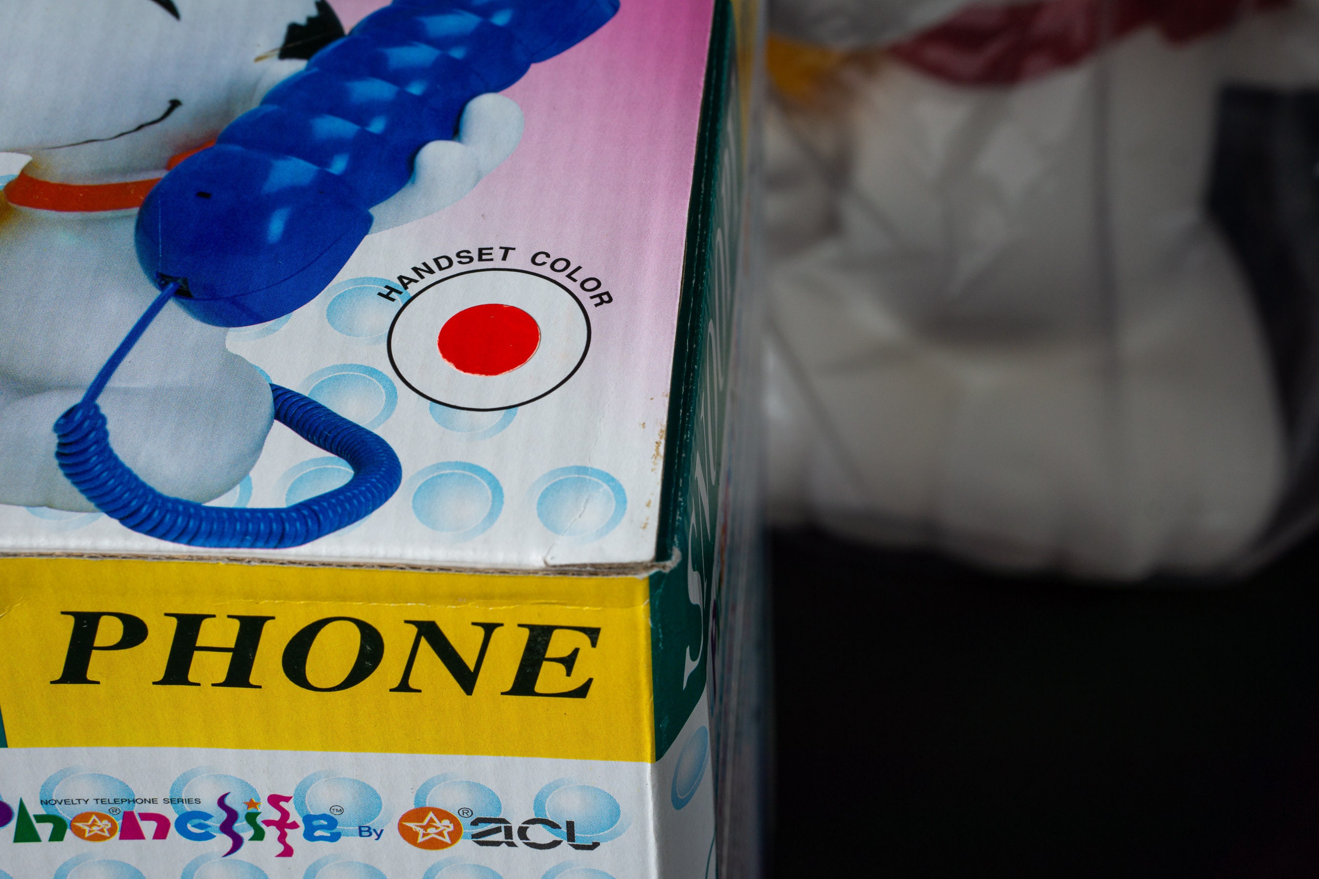 ACL の Phonelife の箱入りオリジナル ビンテージ スヌーピー固定電話 