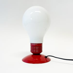 Vintage Massive Glass Bulb Table Lamp from the 80-90s, beautiful home decoration and memorabilia