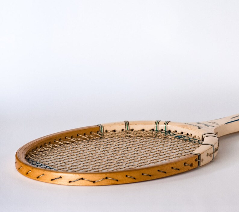 Vintage Donnay tennis racket memorabilia from the 1970s wall Etsy