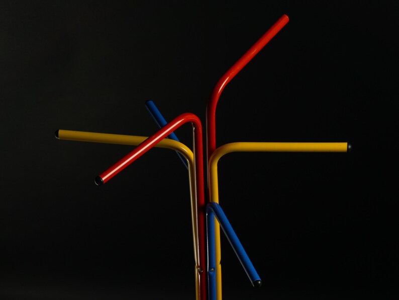 Vintage Ikea Childrens Coat Rack / Stand Memphis Style in Etsy