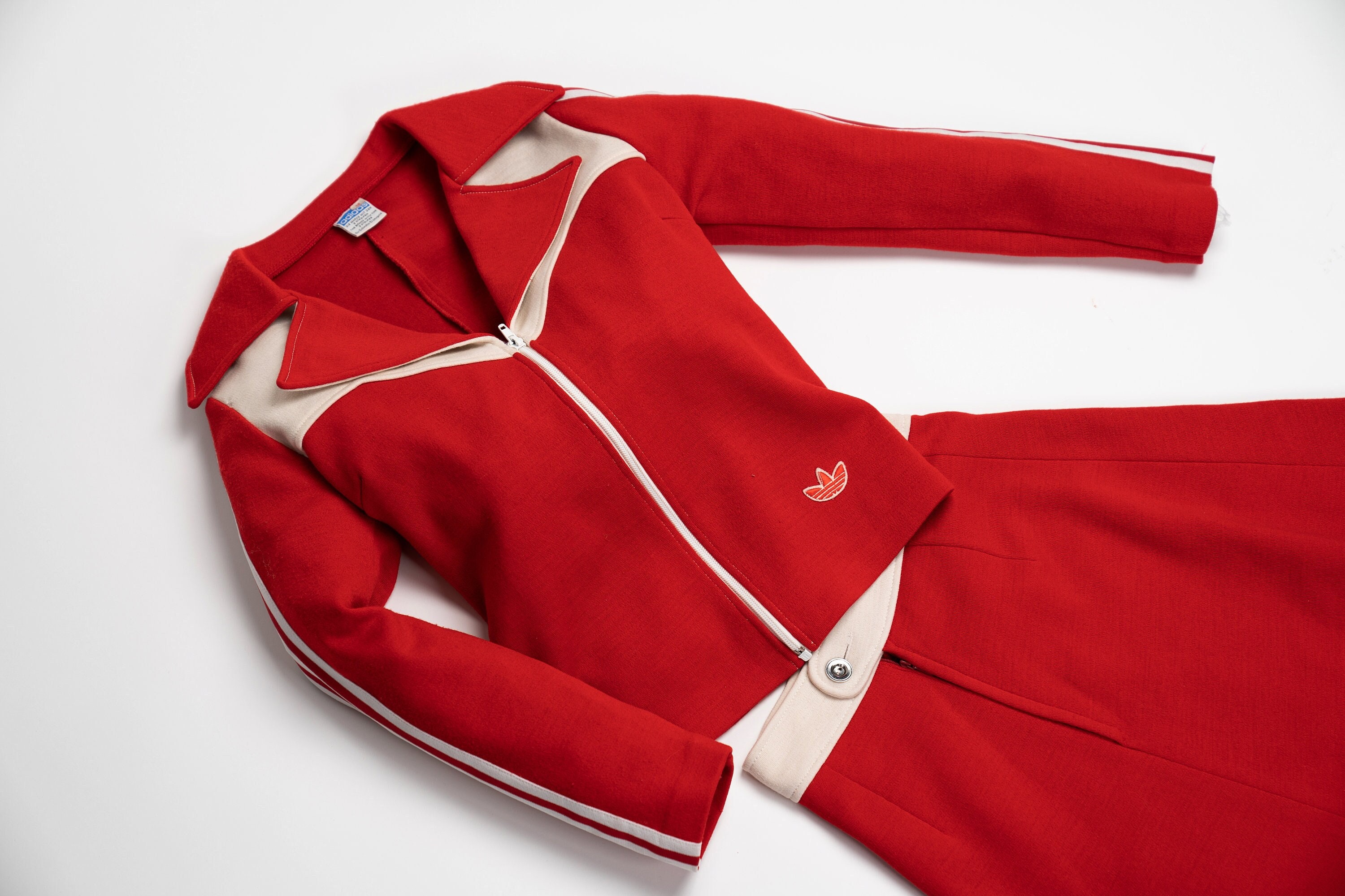 Vintage ADIDAS Tennis Track Suit, 1960-70s , Original, Made Vintage ADIDAS Tennis Track Suit, 1960-70s , Original, Made