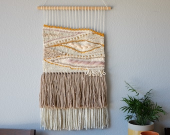 Woven Wall Hanging; Home Décor; Wall Art; Neutral