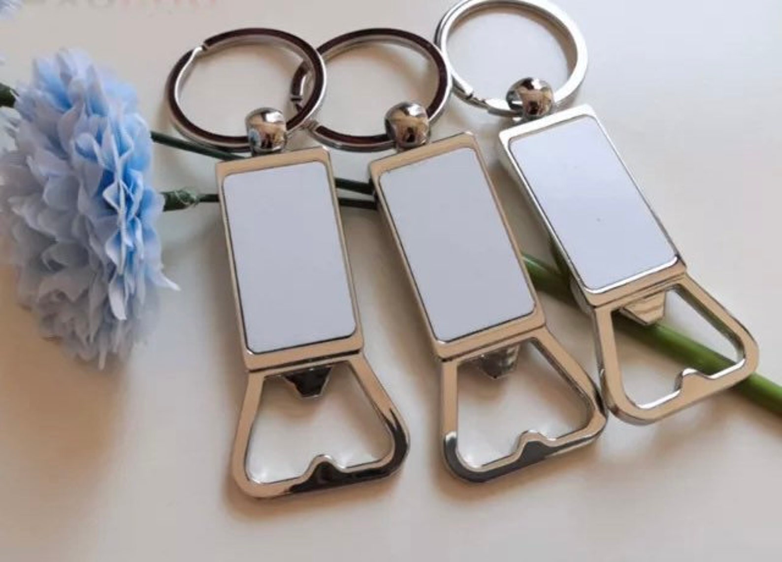 Metal Keychain Bottle Opener Sublimation Blanks Summer 2021 Etsy