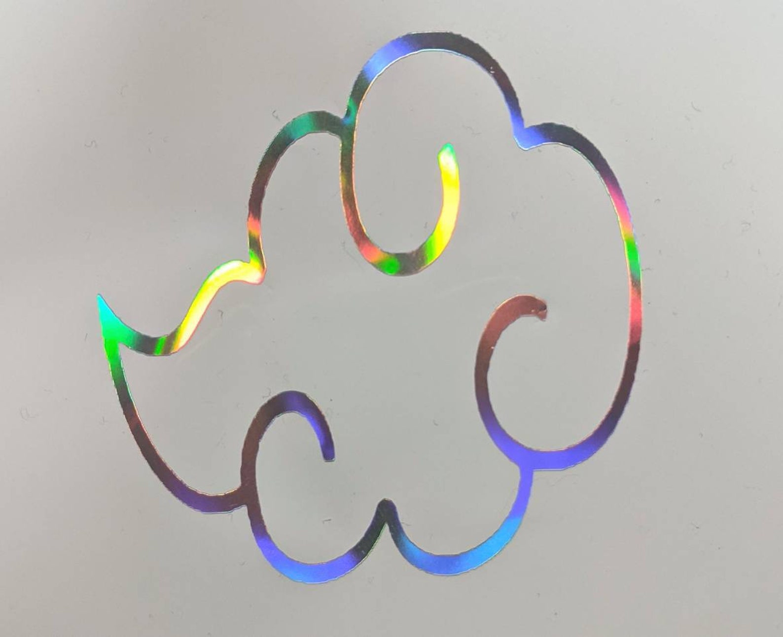 Akatsuki Holographic Vinyl Decal Naruto Decal Anime Etsy