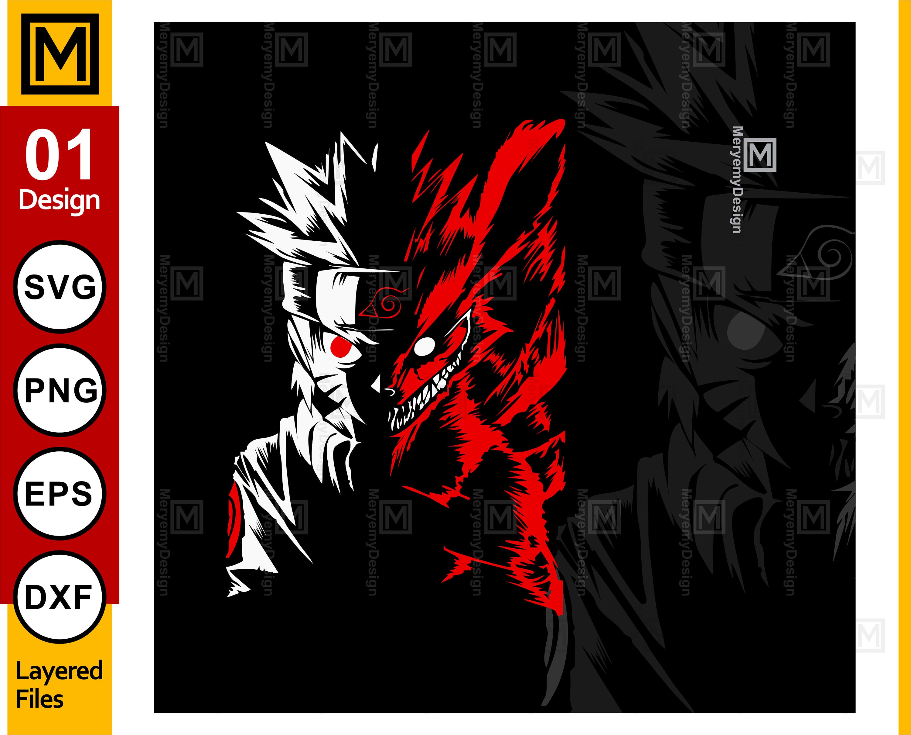 Download Anime Bundle SVG Digital Descargar / Manga Descargar / Japonés | Etsy