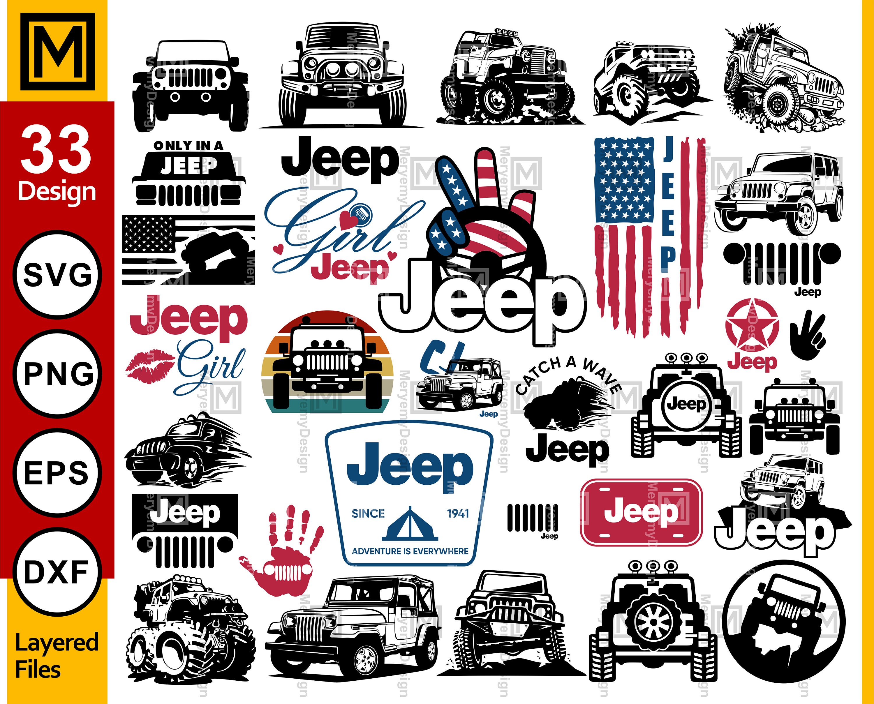 Jeep Svg | Vehicle Svg Bundle | Jeep Girl Svg | Jeep Vector | Cricut …
