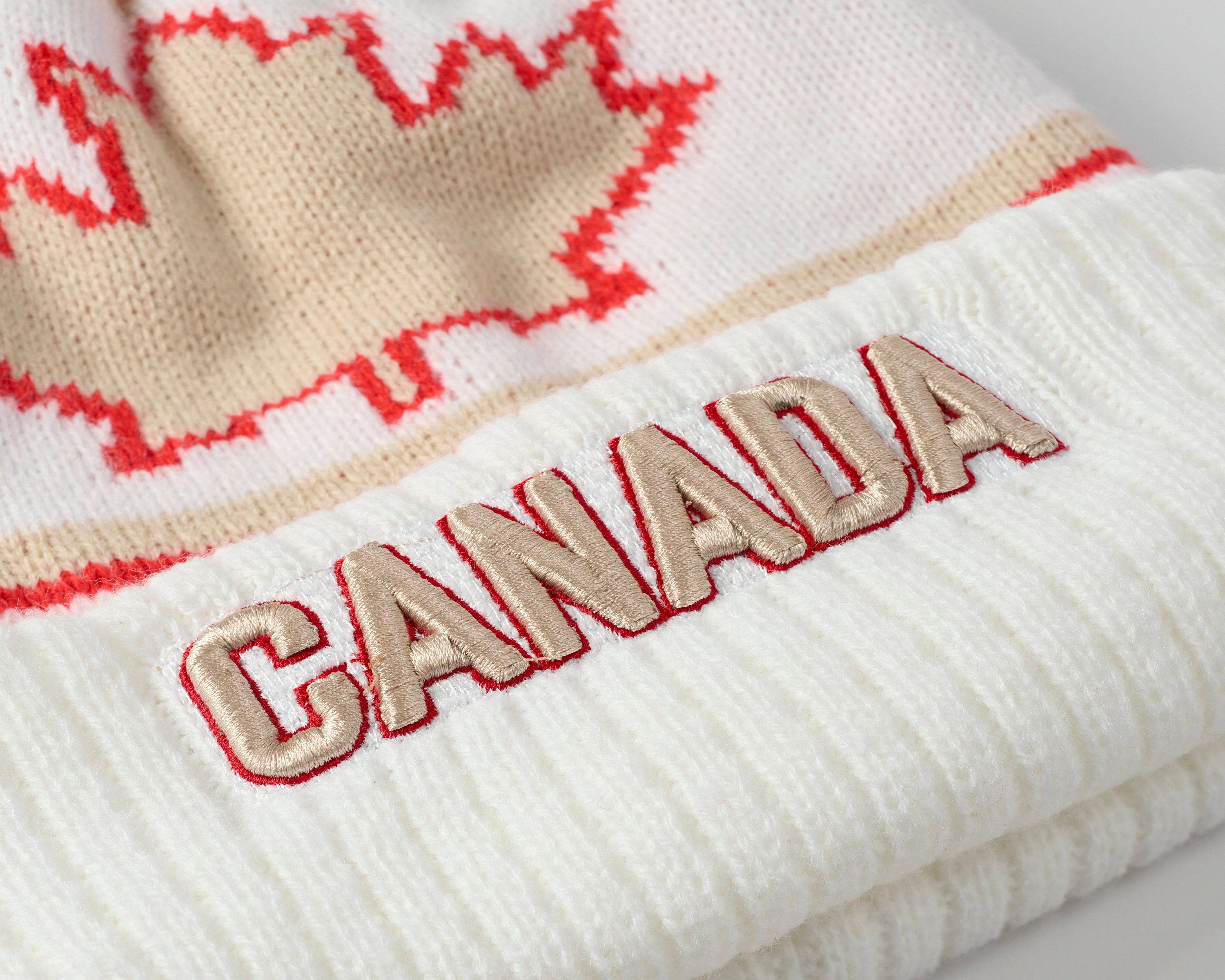 For the Love of Canada Beanie Tuke Winter Canada Embroidered Etsy Canada