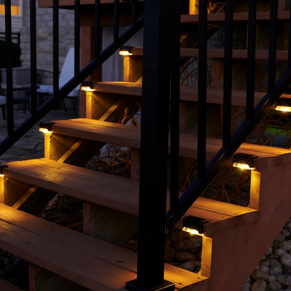 Solar Lights for outdoor Decks/ Patios/ Garden/and Backyards. Great on Patio Deck, Fence, Pathways.  "FREE SHIPPING"  One week left on sale