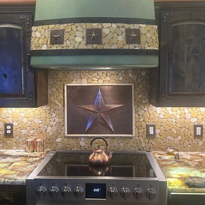 Star Wall Decor, Texas Star Metal Decor, Star Home Decor, Star Copper Home Decor, Star Metal Wall Art, Star Relief, 3D Copper Decor