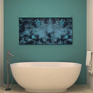 Handmade Hammered Metal Bathroom Backsplash: Copper, Brass, Steel