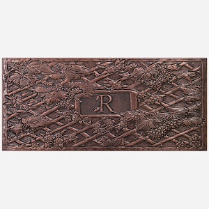 Grapes on Vine Copper Backsplash Tile
