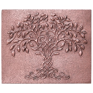 Handmade Celtic Tree of Life Copper Tile - Indoor Outdoor Wall Art