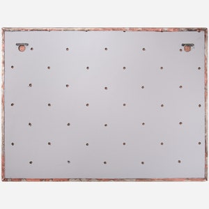 Arte de azulejos contra salpicaduras grises Elegancia gris Arte rústico de pared de metal con oso y bosque de pinos para cocina y hogar imagen 8