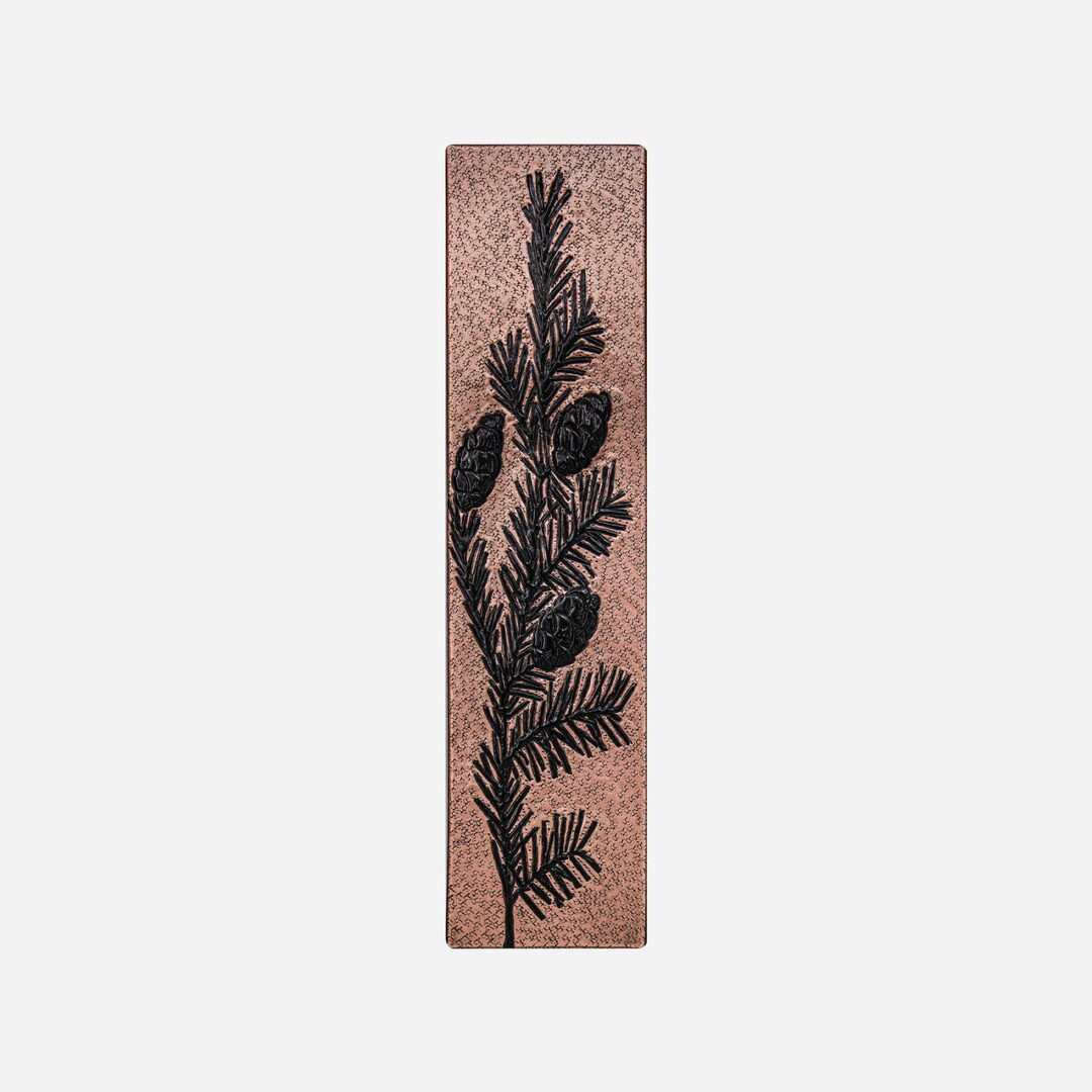 Copper Door Panel pine Cone Branches, Rectangular, Copper&black Color ...