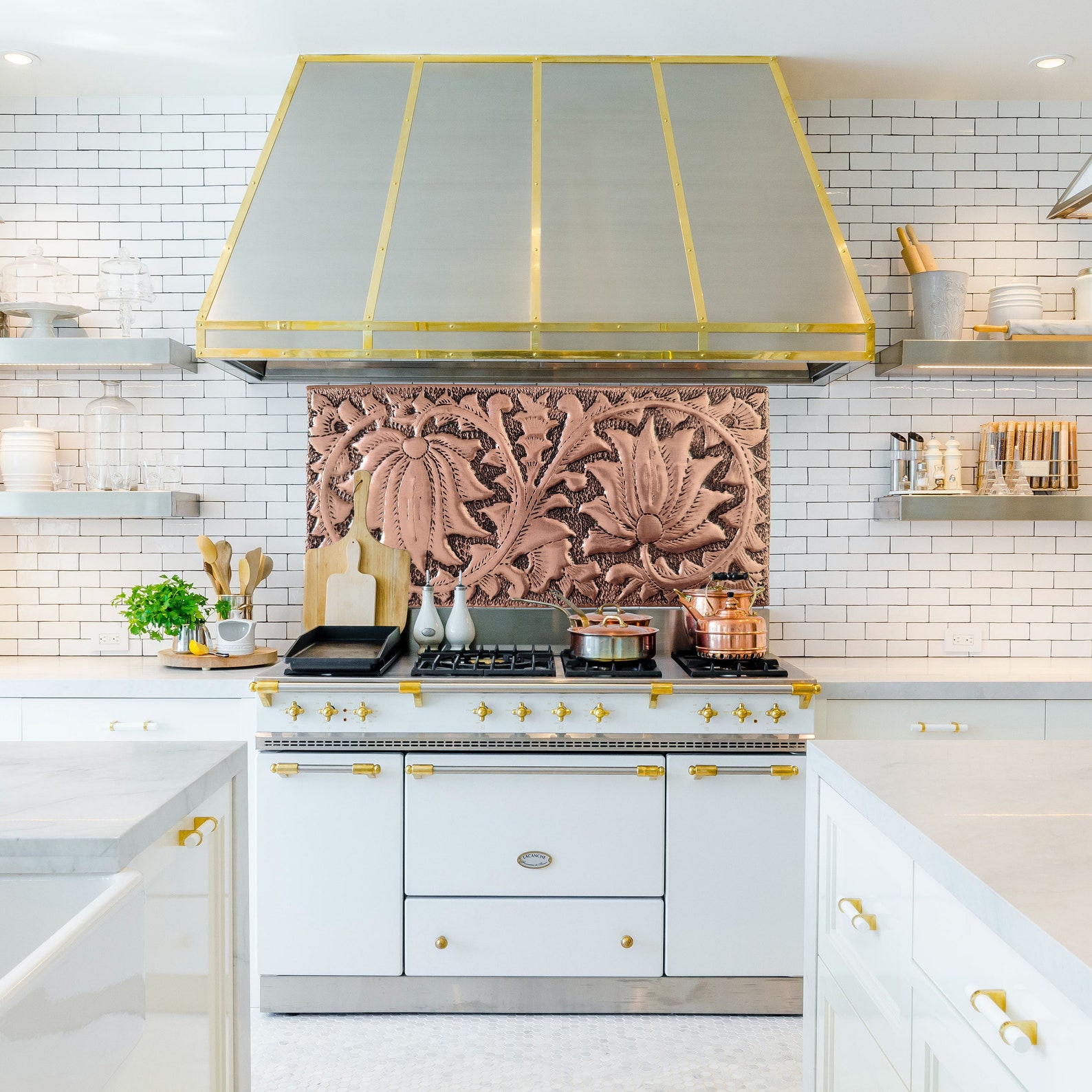 Copper Kitchen Backsplash Tile Wall Art Indoor&outdoor Wall - Etsy