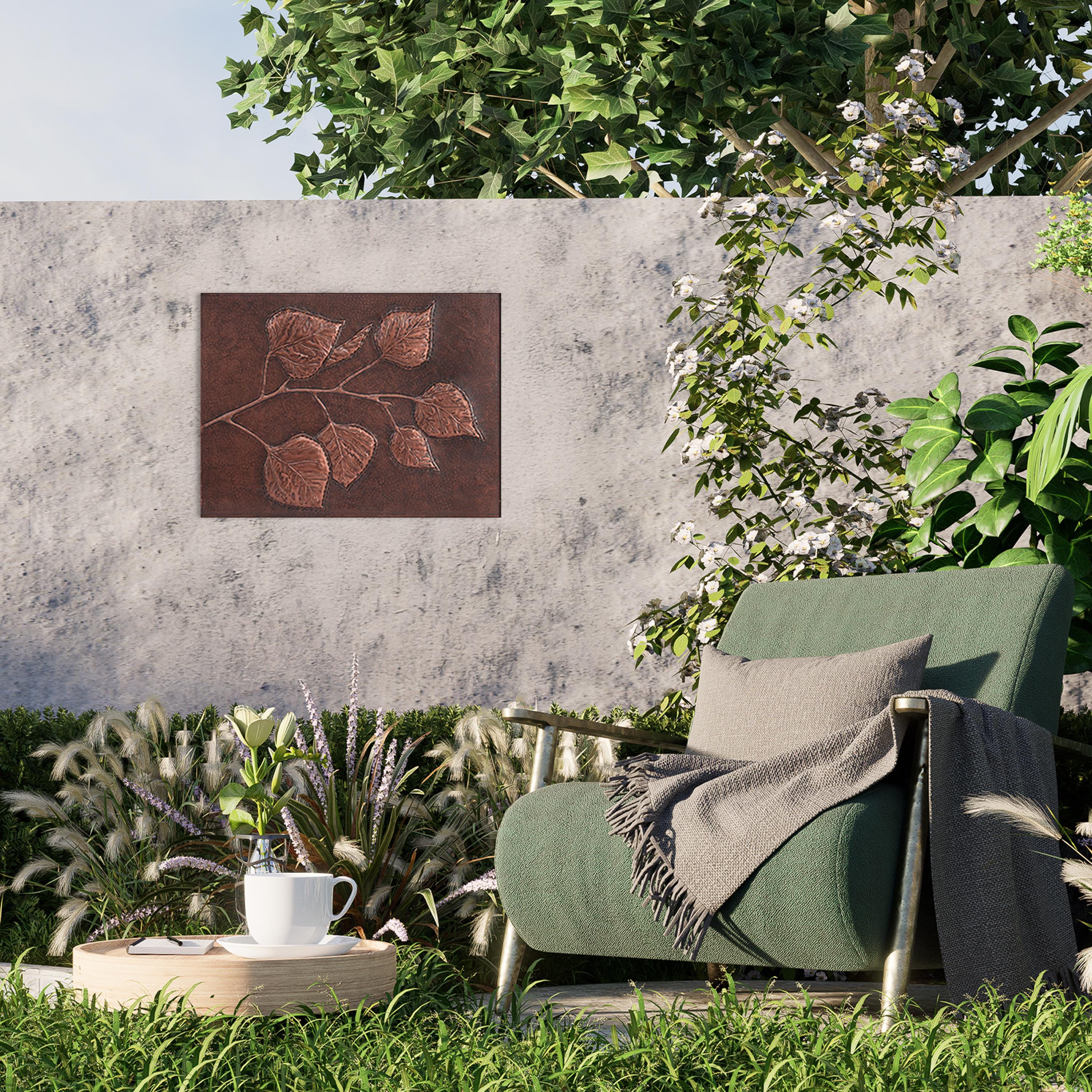 Aspen Tree Branch Copper Backsplash - Art Deco Kitchen Wall Panel (17.9 ...