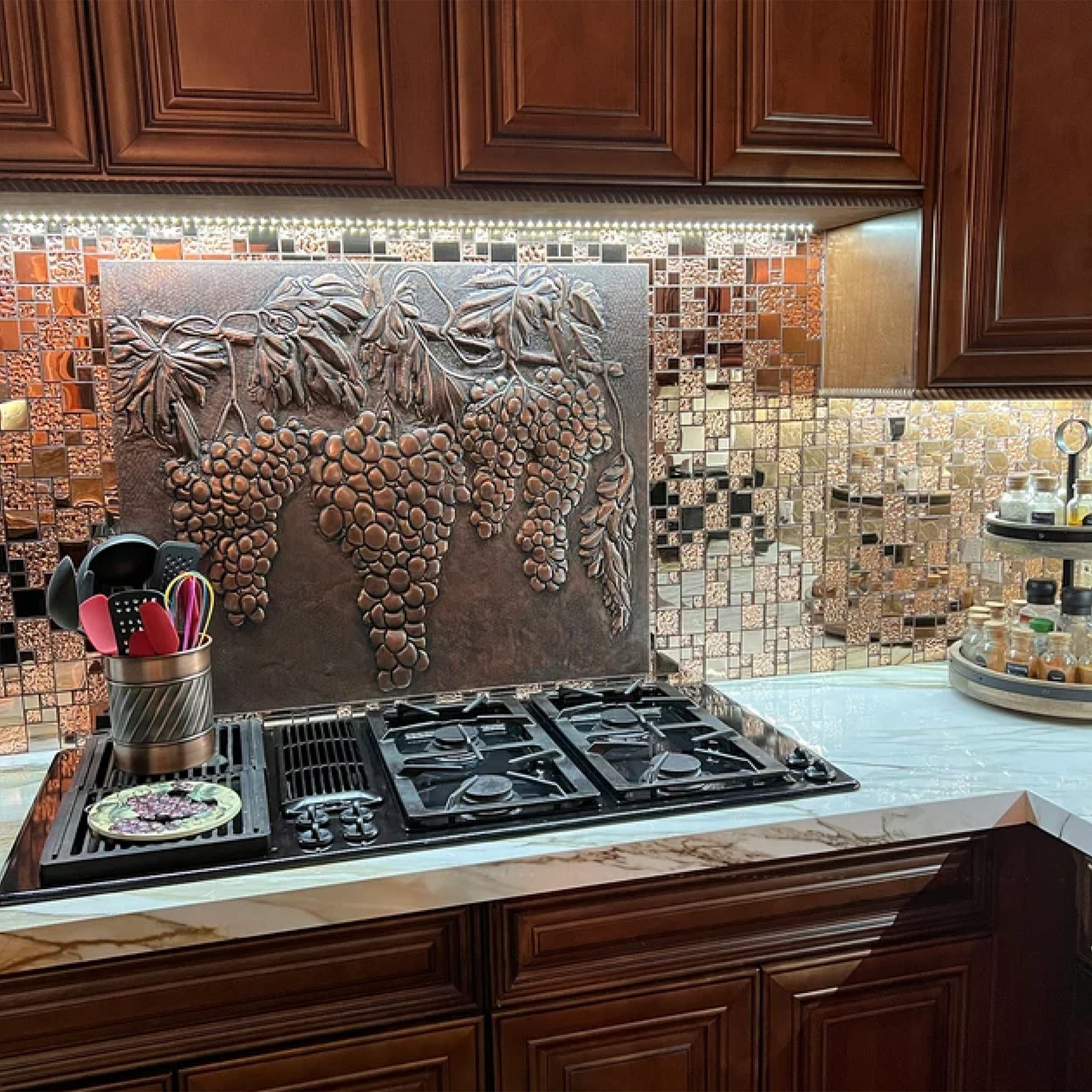 How to Tile a Backsplash with Vintage Tiles - MY 100 YEAR OLD HOME