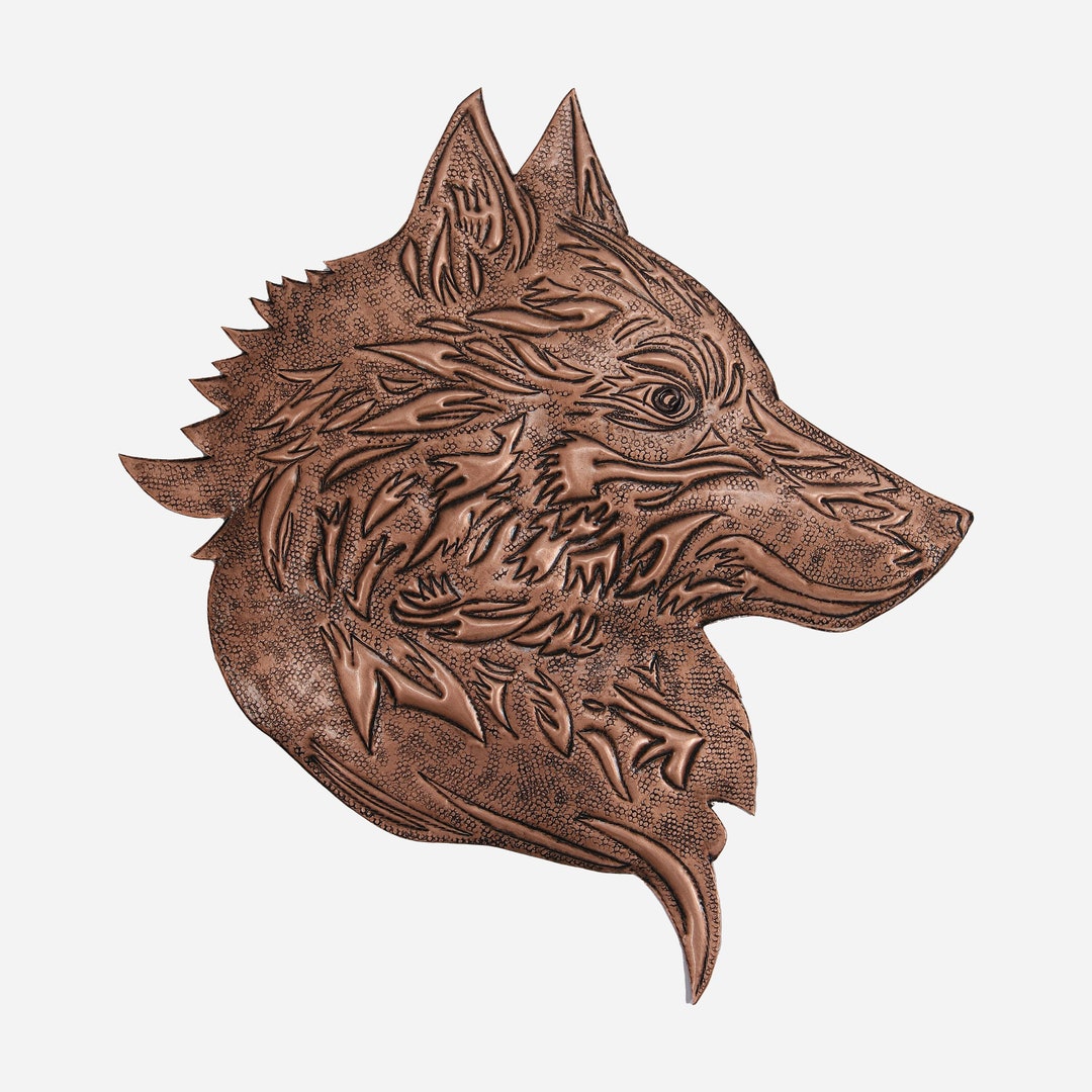 Metal Wolf Wall Decor Wolf Wall Art Metal Wolf Head for Wall Etsy