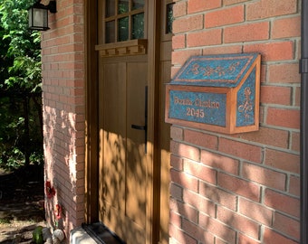 Copper Mailbox - Wall-Mounted Copper Postbox