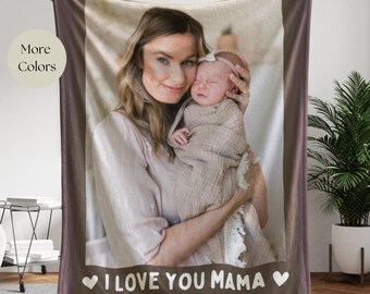 Custom Mom 2025 Blanket mother's day presents, Personalized Gift for New Mothers, Embroidered New Mom 2025 Blanket, Thoughtful Keepsake gift