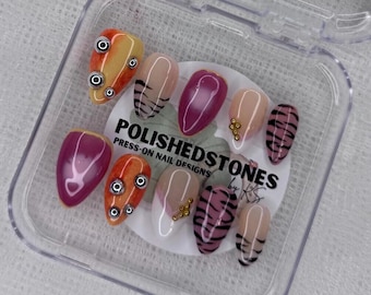 Handgemaakte pers op nagels - maat Small (It Girl 2.0)