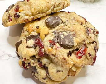 The Nutcracker Cookie Recipe - Dark Chocolate Cranberry Cookie - Christmas Cookie Recipe