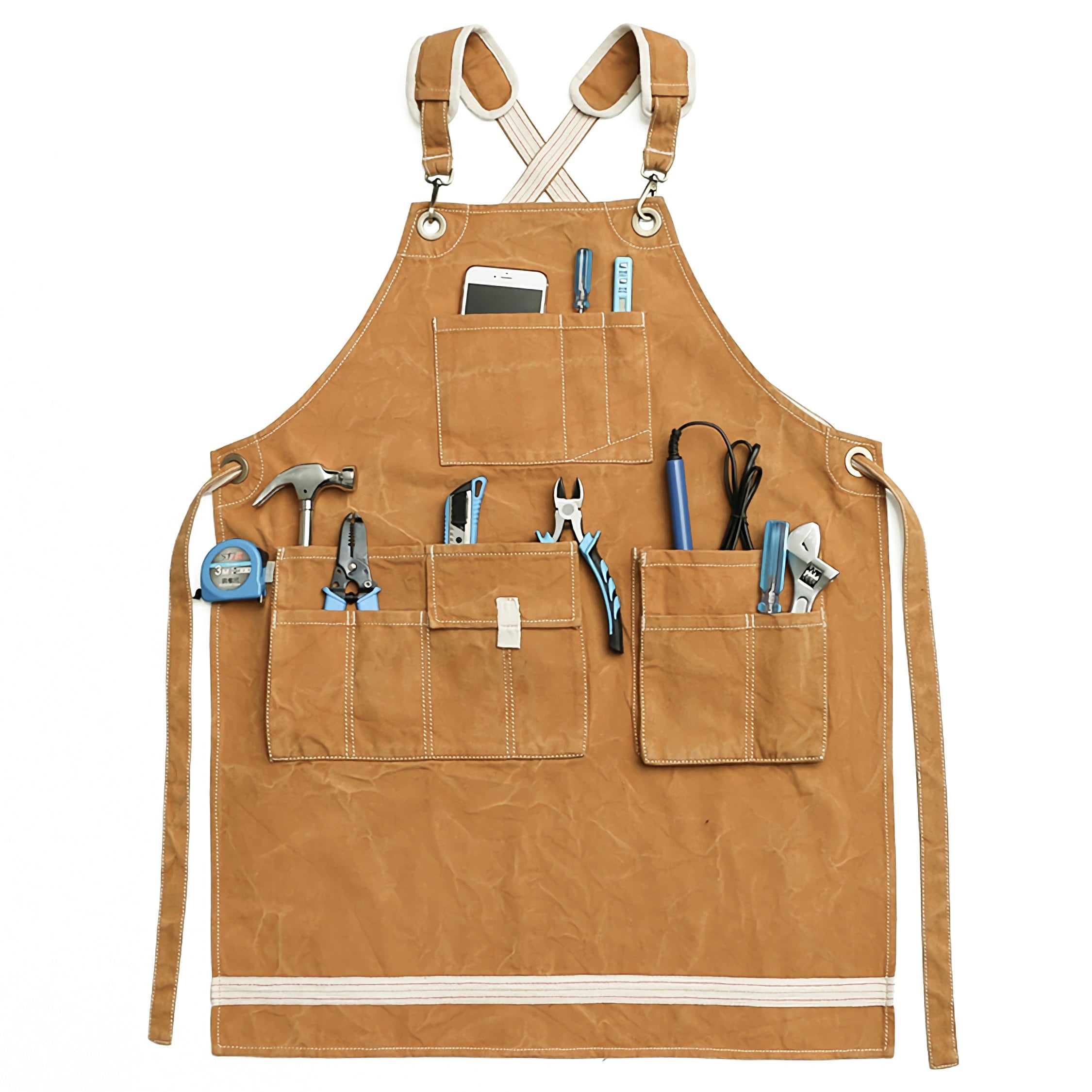Personalized Heavy Duty Waxed Unisex Canvas Work Apron With Etsy