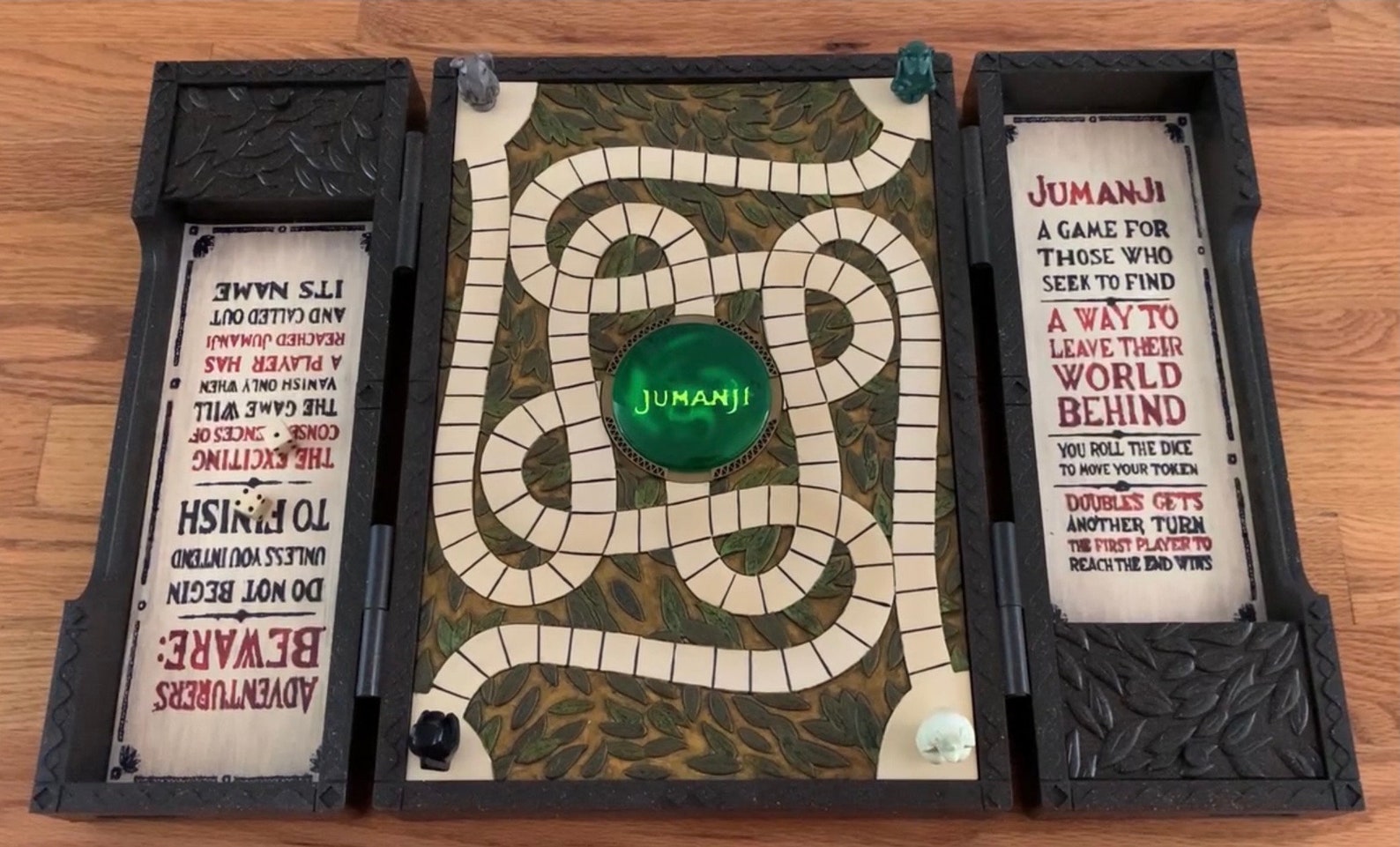 Interactive Jumanji Board with Dice Sensing New Features Etsy