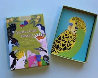 Australian Beaks Bird Identification Cards, educational bird watching for kids and adults